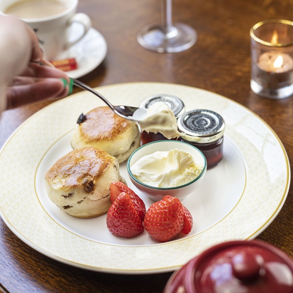 A cream tea