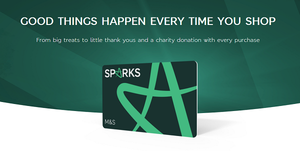 M&S sparks card