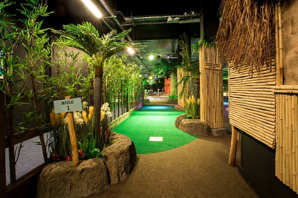 Photo of hole 1 of Paradise Island Adventure Golf course