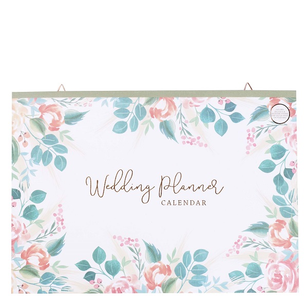 Wedding planning calendar from Paperchase.