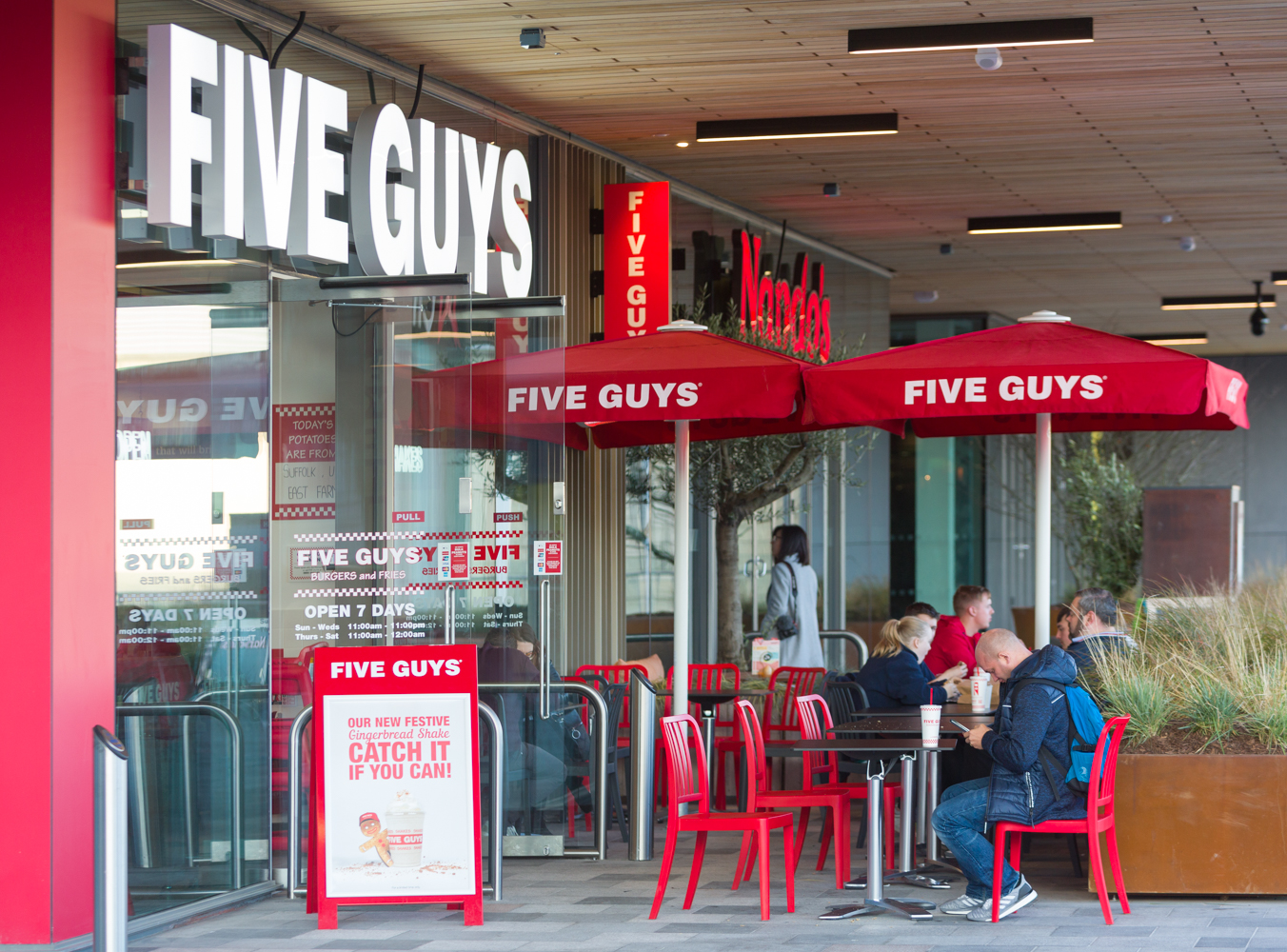 Five Guys storefront